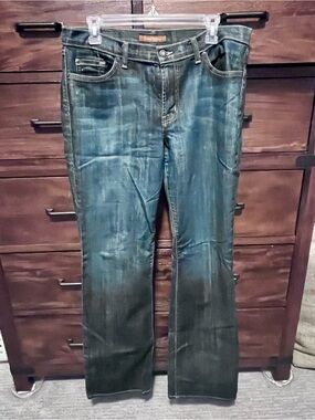 David Kahn dark-Blue Wide Leg Flare Jeans